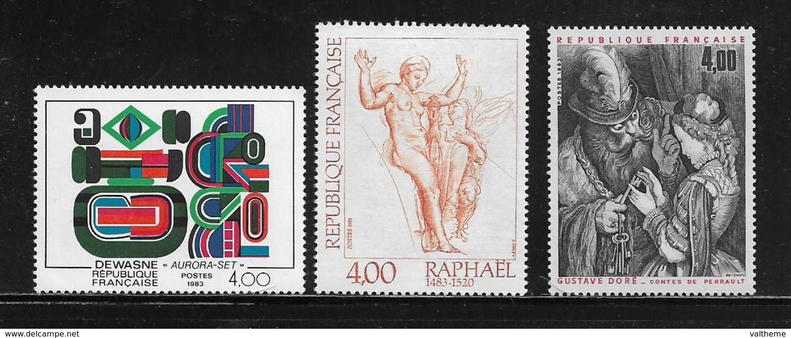 FRANCE  ( FR8 - 217 )  1983  N° YVERT ET TELLIER  N° 2263/2265   N** - Nuovi