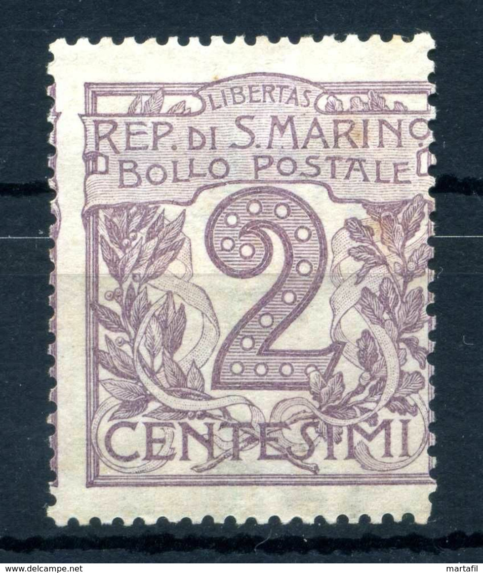 1903 SAN MARINO N.34 (*) - Nuevos