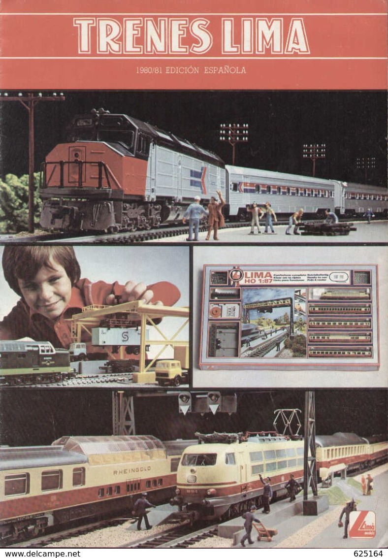 Catalogue LIMA 1980/81 Trenes Lima - Set - Edición Española - Non Classificati