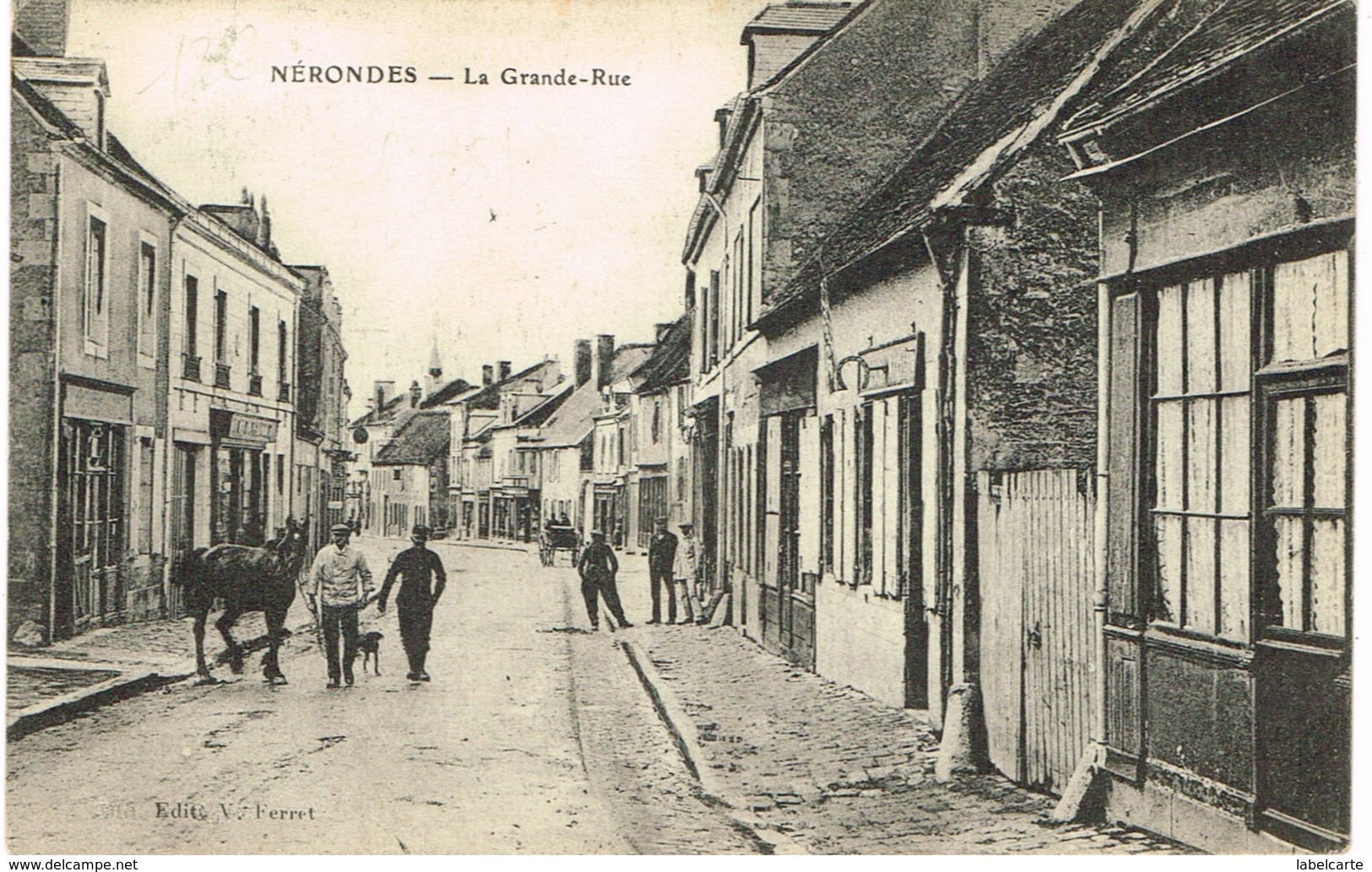 CHER 18.NERONDES LA GRANDE RUE - Nérondes