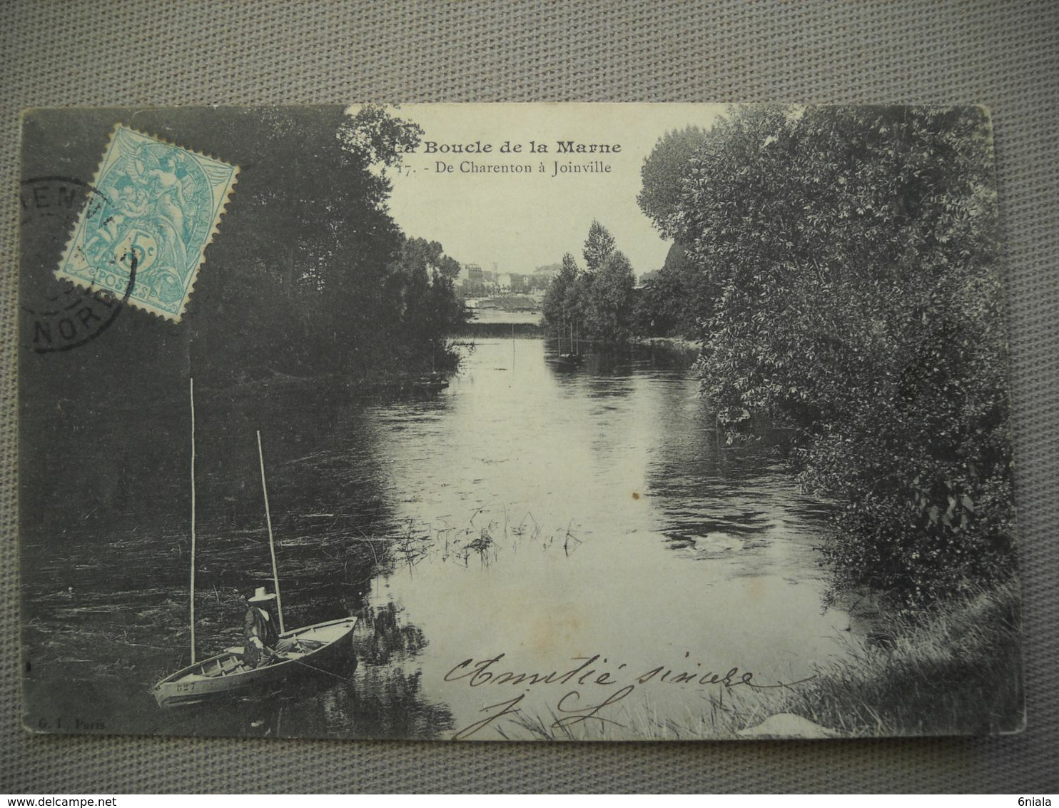 2040 Carte Postale La Boucle De La  Marne  De CHARENTON à JOINVILLE   Pêcheur  Barque     94 Val De Marne - Charenton Le Pont