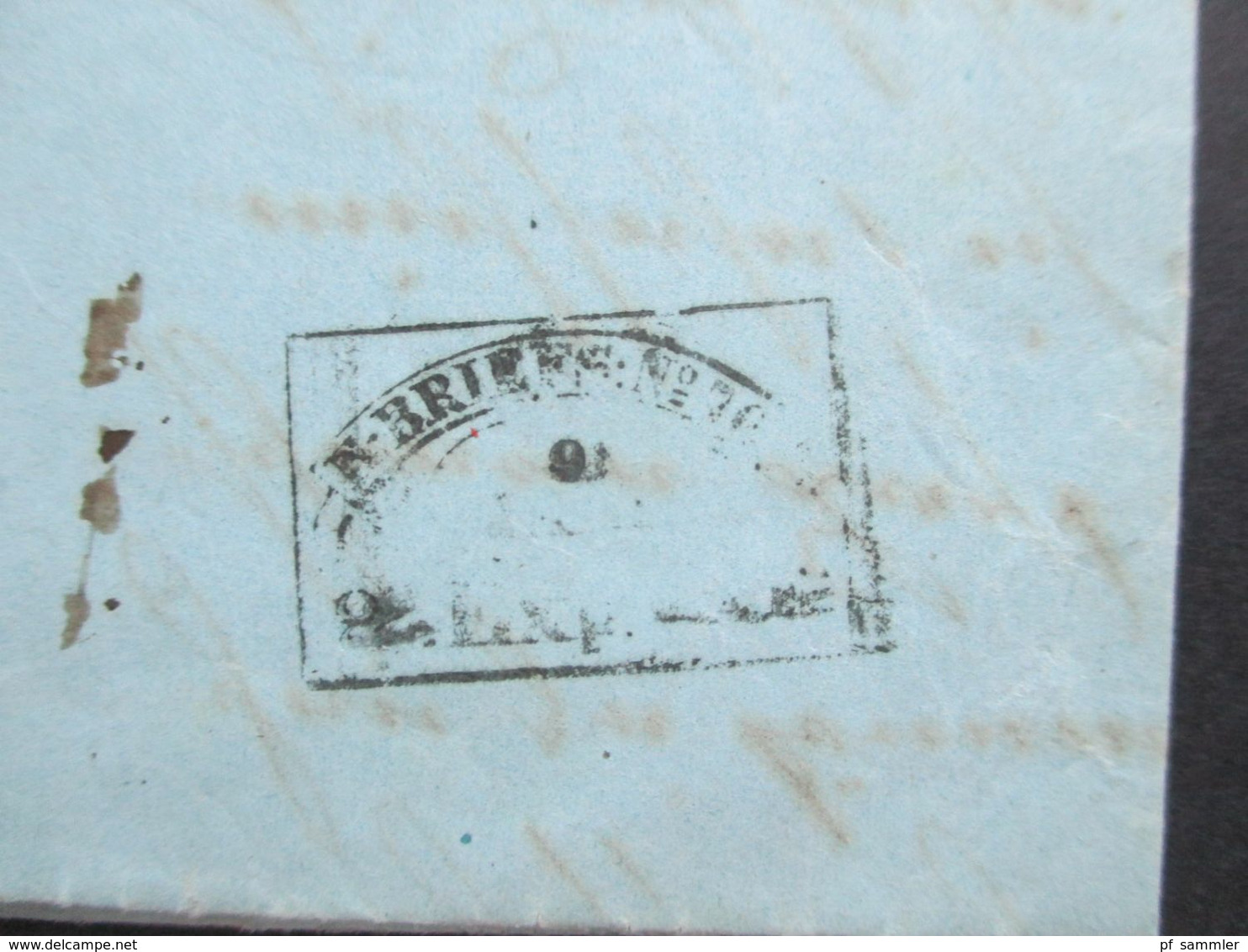 Österreich 8.1.1848 Faltbrief Mit Viel Inhalt Und Einigen Stempeln U.a. Fahnenstempel Vorne Handschriftlich V. 12 - ...-1850 Prefilatelia