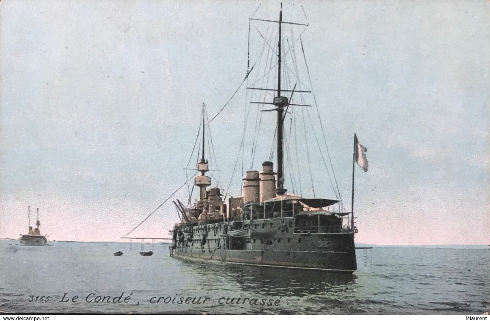 Marine Militaire Française - Le Condé - Croiseur Cuirassé - Warships
