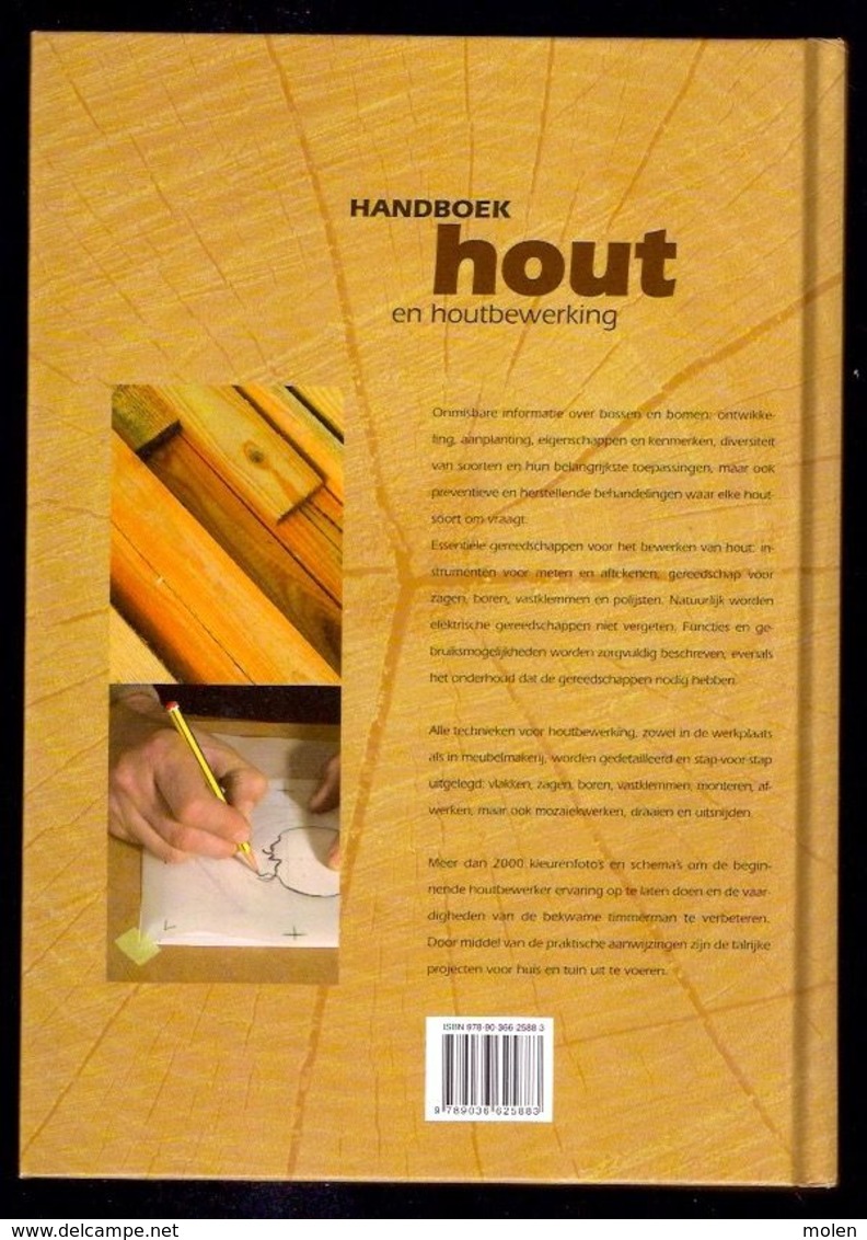 HANDBOEK HOUT EN HOUTBEWERKING 427pp ©2009 MEUBEL HOUTSNIJWERK GEREEDSCHAP Timmerman Schrijnwerker Meubelmaker BOEK Z720 - Pratique