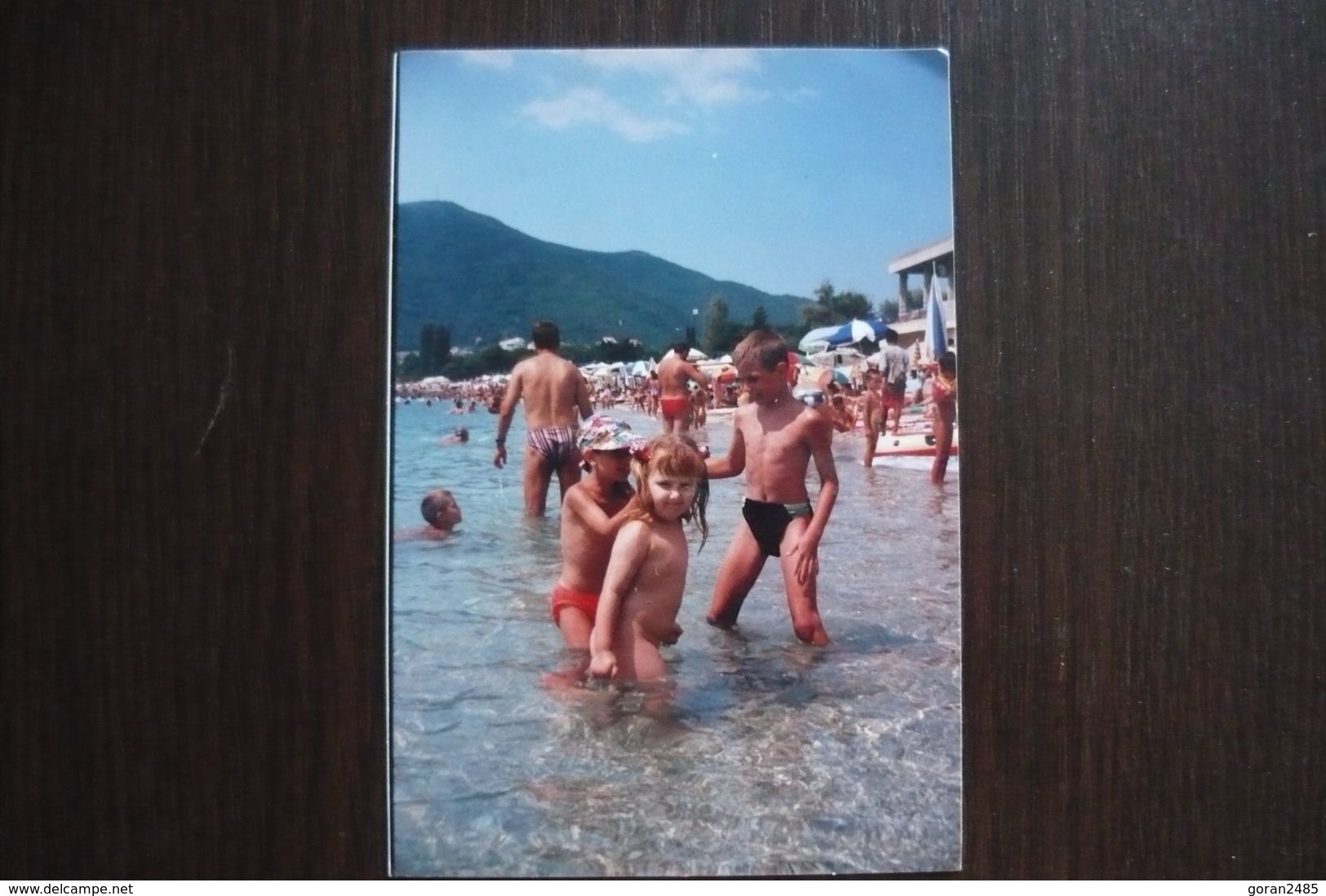 Beach Scene Swimsuit  Boy,girl - Anonymous Persons