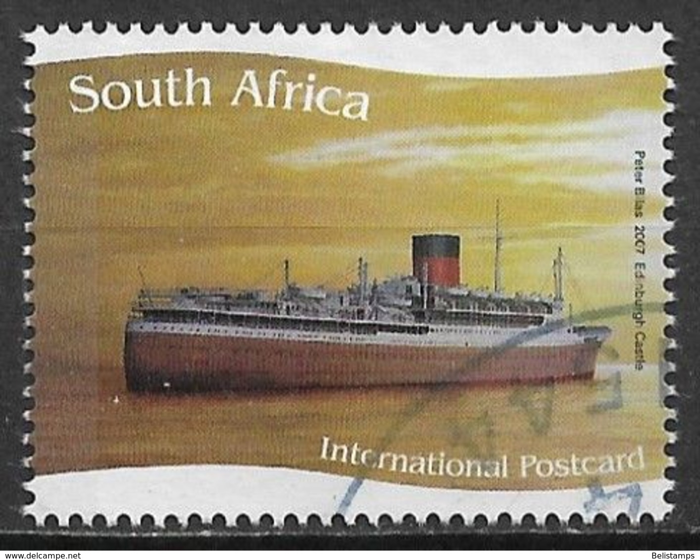 South Africa 2007. Scott #1376d (U) Union Castle Line Ship, Edinburgh Castle - Used Stamps