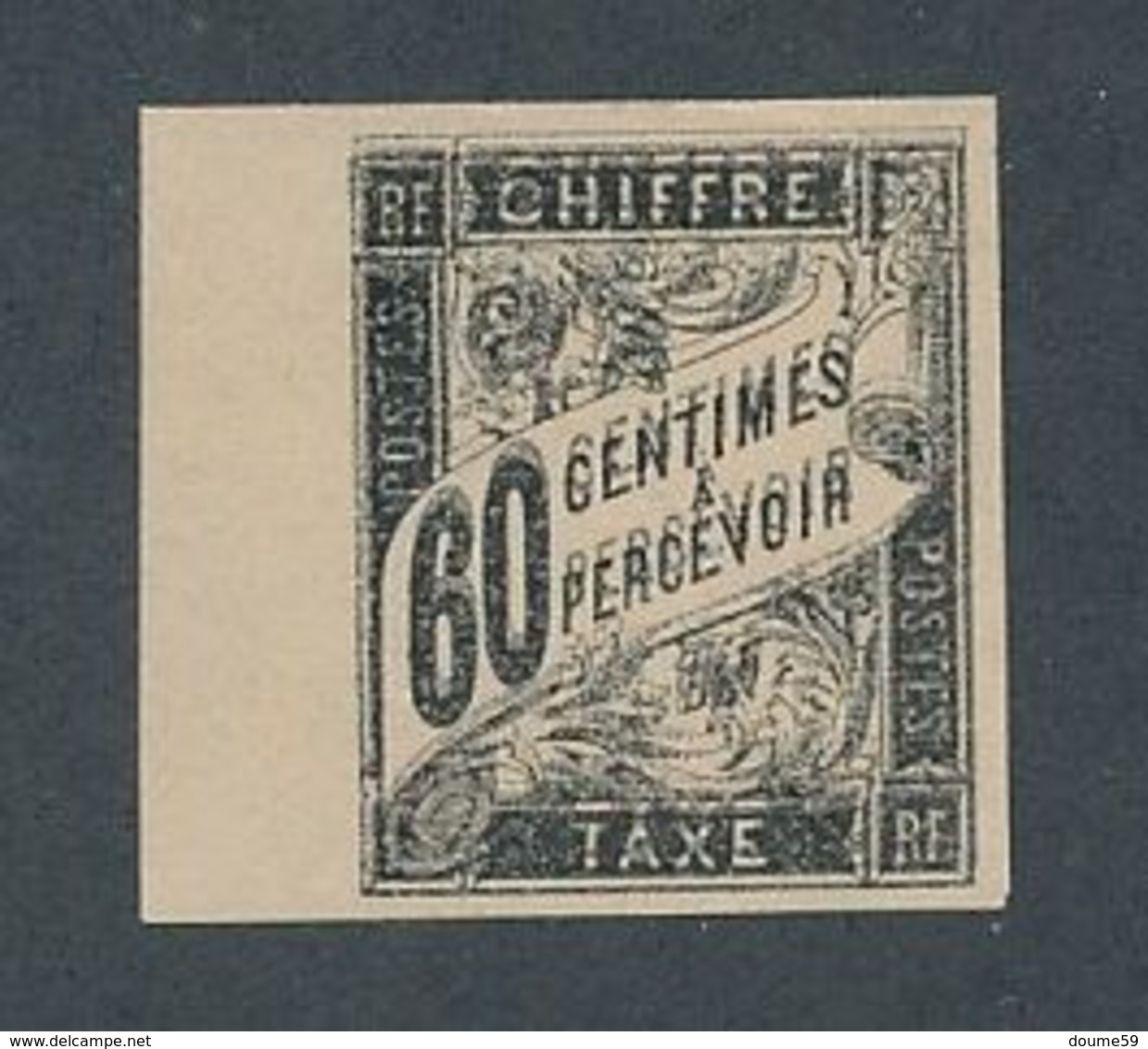 DP-490: COLONIES GENERALES: Lot Avec Taxe N°11 NSG  IMPRESSION DOUBLE - Postage Due