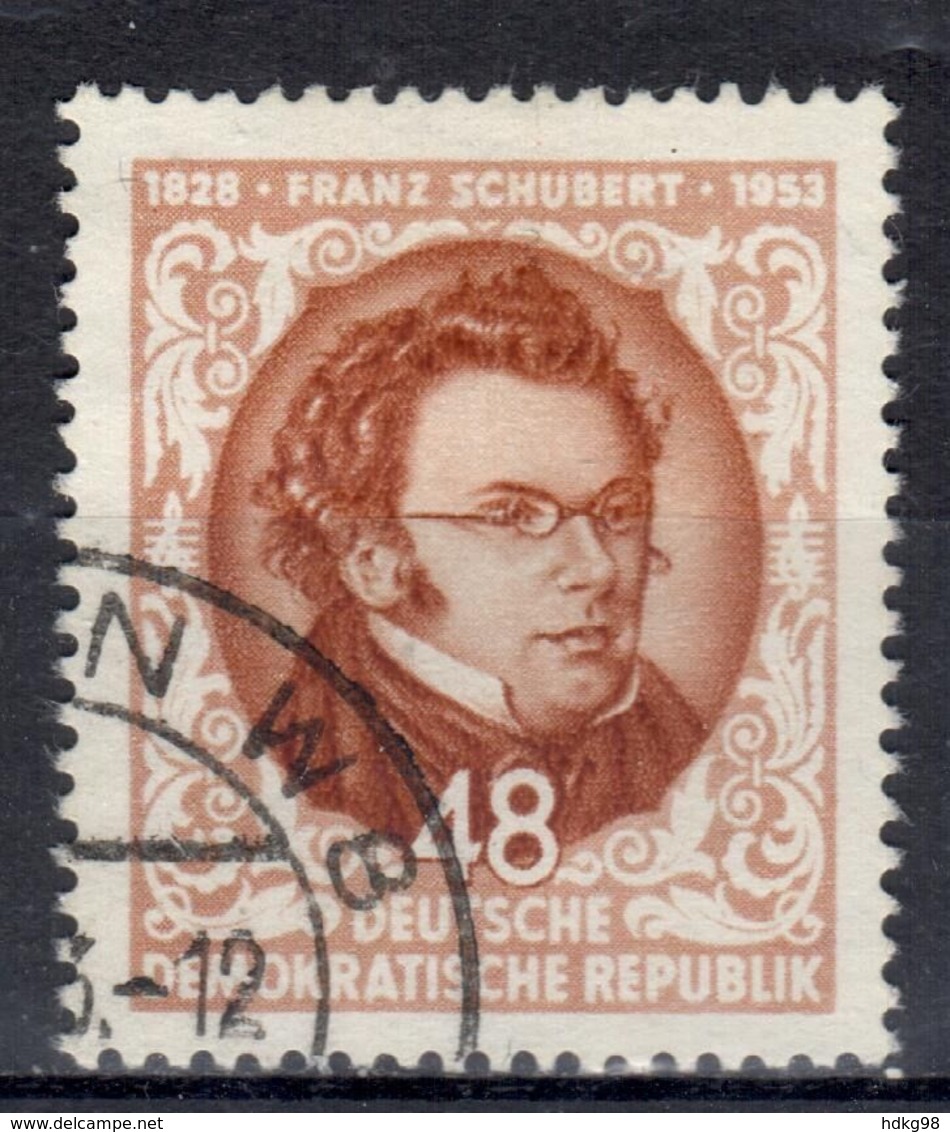 DDR+ 1953 Mi 404 Schubert GH - Gebraucht