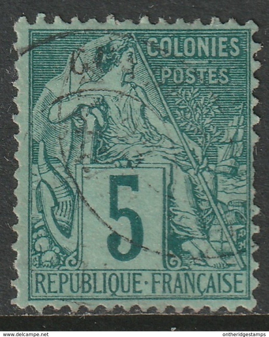 French Colonies 1881 Sc 49 Yt 49 Used - Alphee Dubois