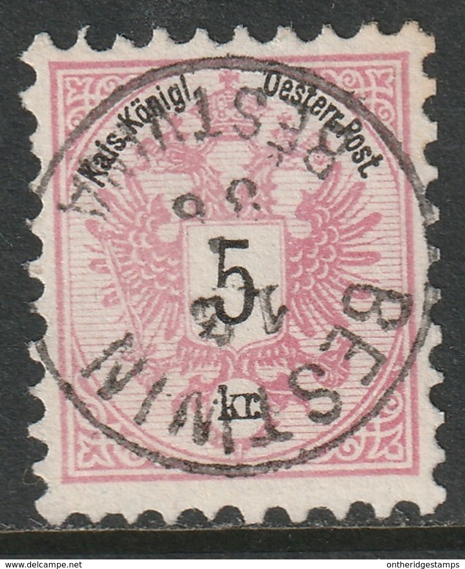 Austria 1883 Sc 43  Used Bestwin (Bestvina) CDS - Gebraucht