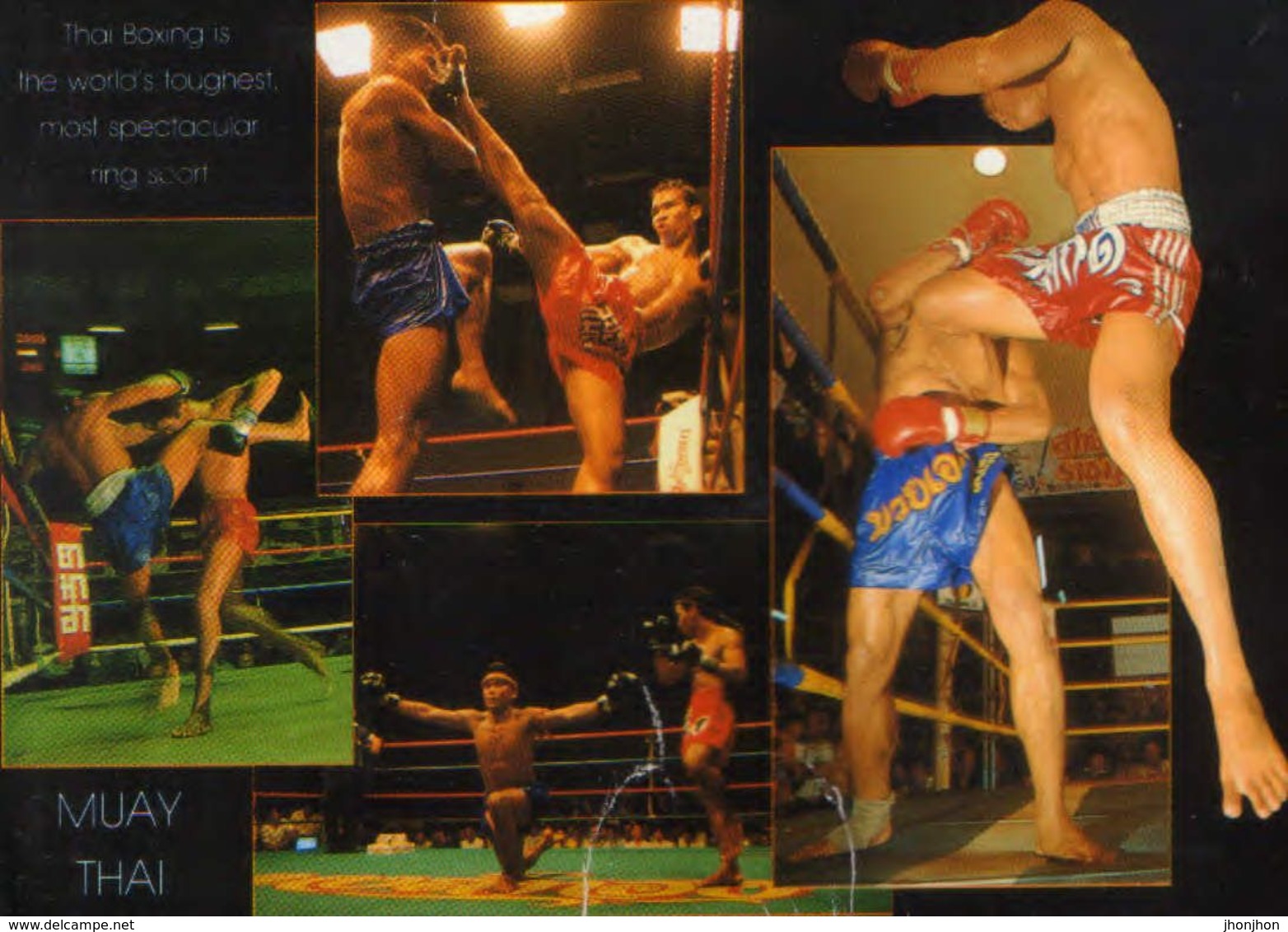 Thailand - Postcard Unused  - Thai Boxing (muay Thai) Is The World's Toughest, Most Spectacular Ring Sport - Martial