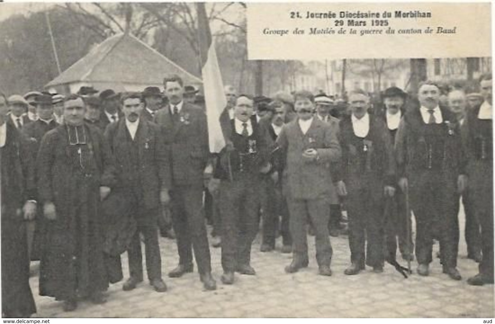 VANNES, Journée Diocésaine Du Morbihan. Les Mutilés De Guerre De Baud - Vannes