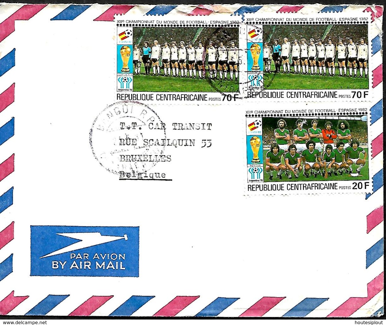 Pays Divers.   5 Documents Thème Football  (soccer) - Storia Postale