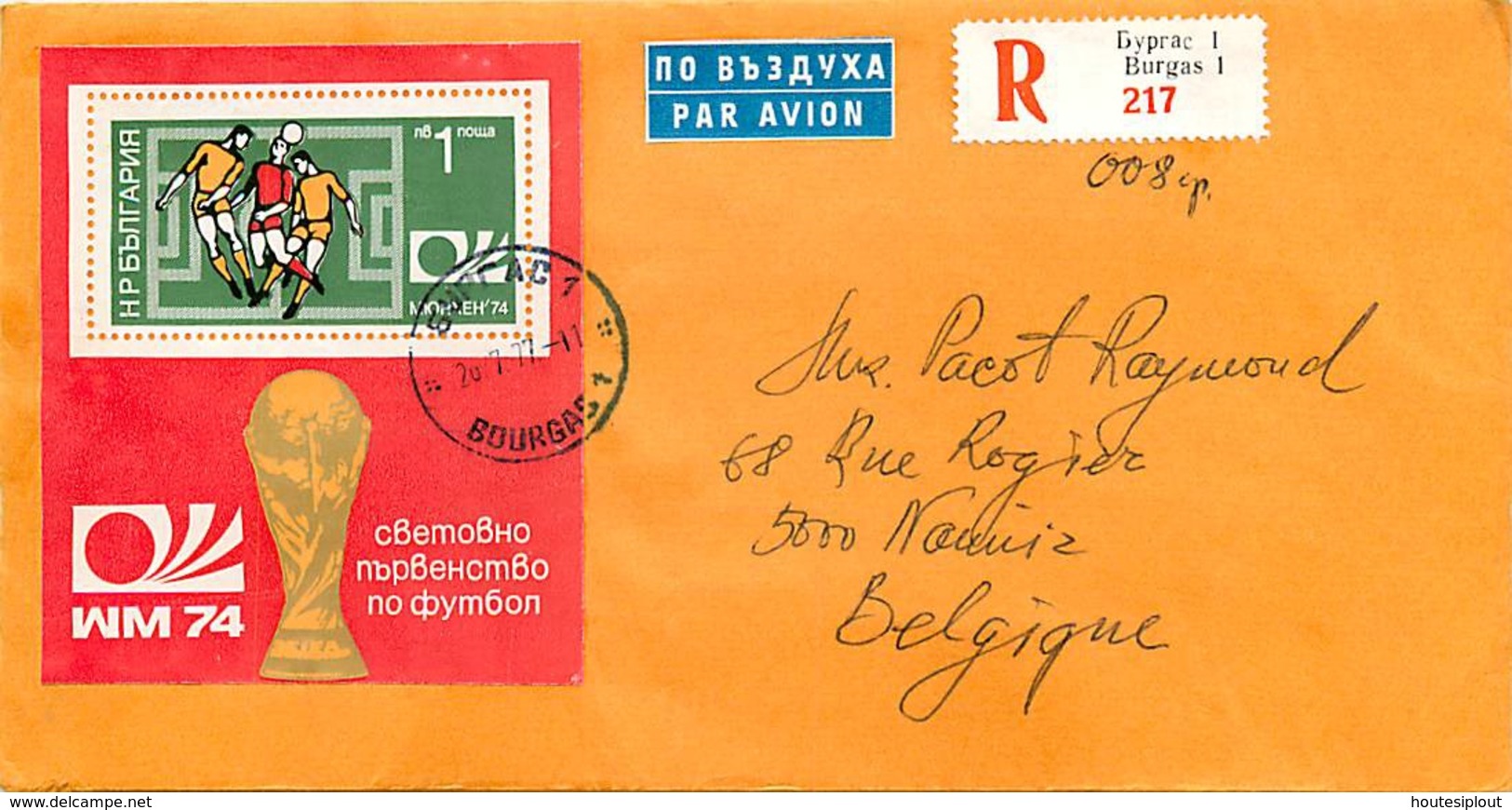 Bulgarie.  19 documents thème football  (soccer)