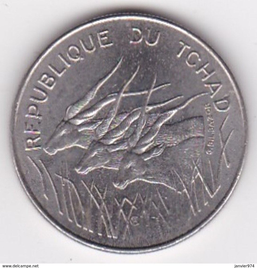 République Du Tchad 100 Francs 1972, Cupro Nickel , KM# 2 - Tchad