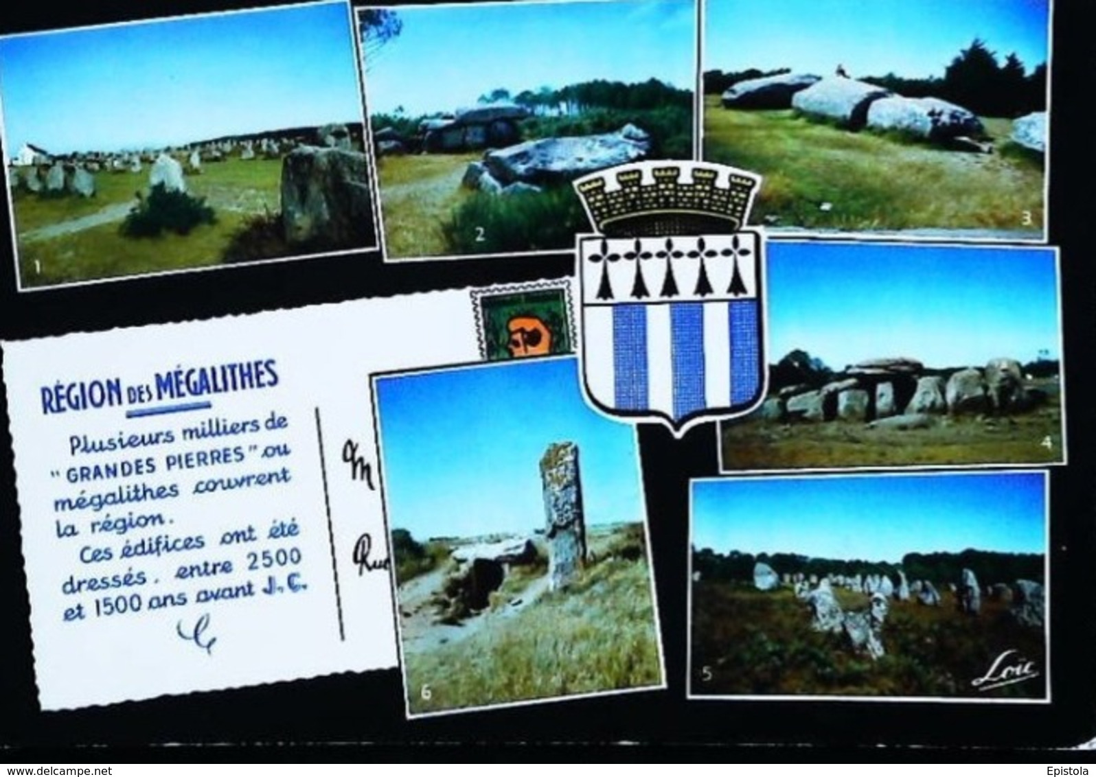 CPSM   Bretagne  Région Des Mégalithes - Dolmen & Menhirs
