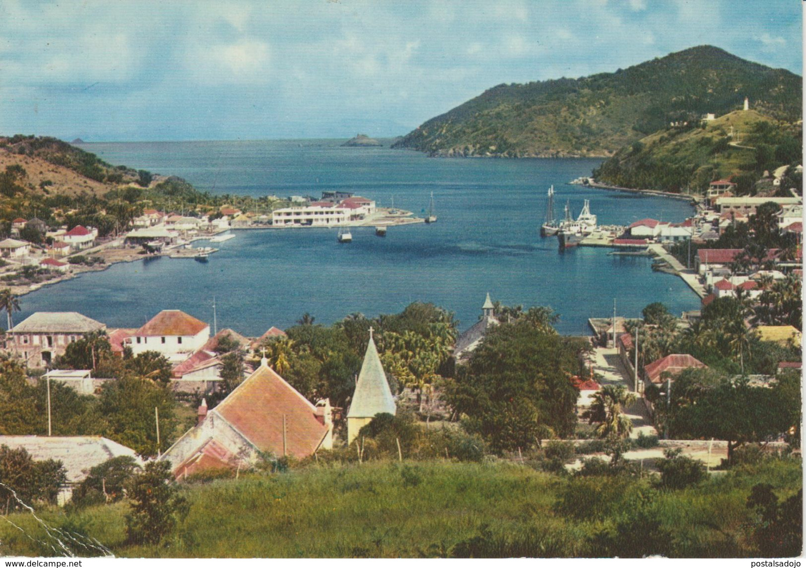 (FR148) ST. BARTHELEMY. ANTILLES FRANÇAISES . LA RADE DE GUSTAVIA - Saint Barthelemy