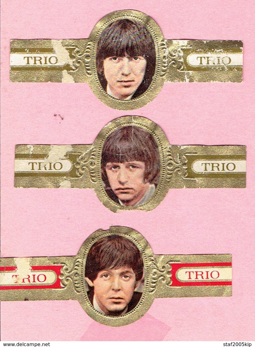 Sigarenband - TRIO - The Beatles - 3 Stuks - Sigarenbandjes