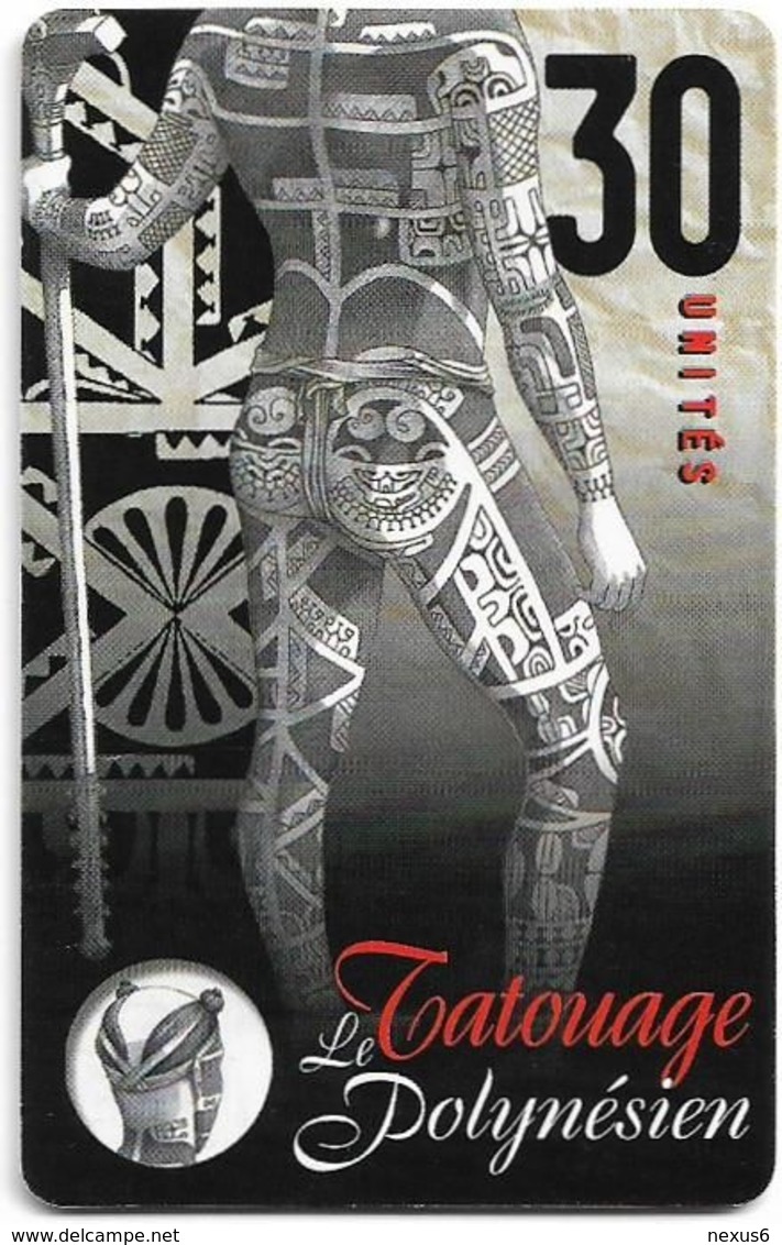 French Polynesia - OPT - Tatoo Tane - Gem1A Symmetr. Black, 11.1999, 30Units, 110.000ex, Used - Polynésie Française