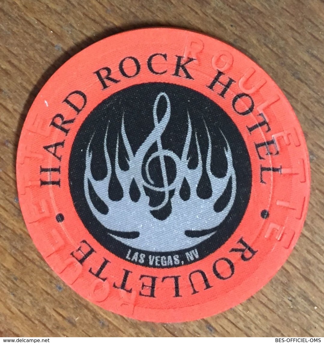 USA NEVADA LAS VEGAS HARD ROCK HOTEL CASINO CHIP ROULETTE JETON TOKEN COIN - Casino