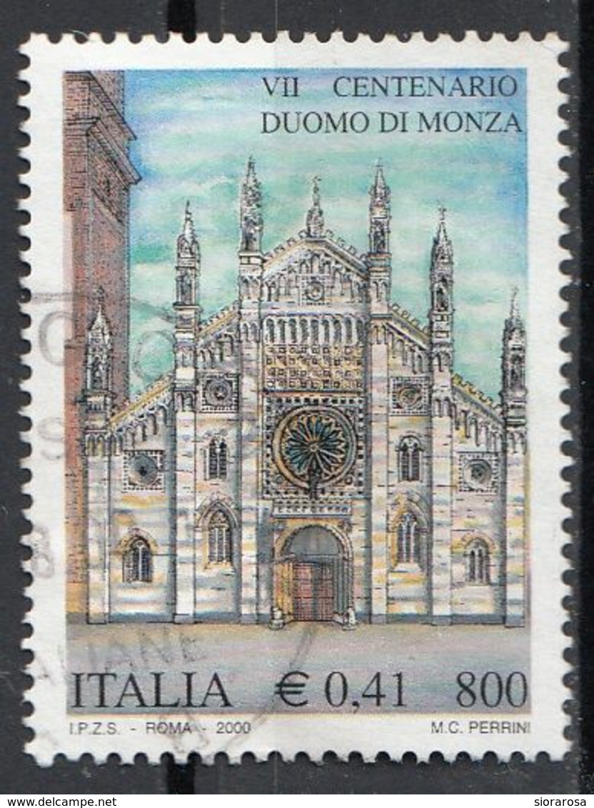 Italia 2000 Uf. 2519  Duomo Di Monza  Used - Churches & Cathedrals