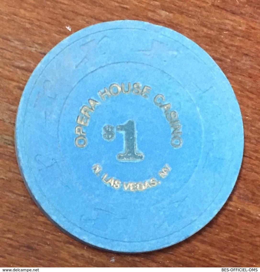 USA NEVADA LAS VEGAS OPERA HOUSE CASINO CHIP $1 CLOSED FERMÉ JETON TOKEN COIN - Casino