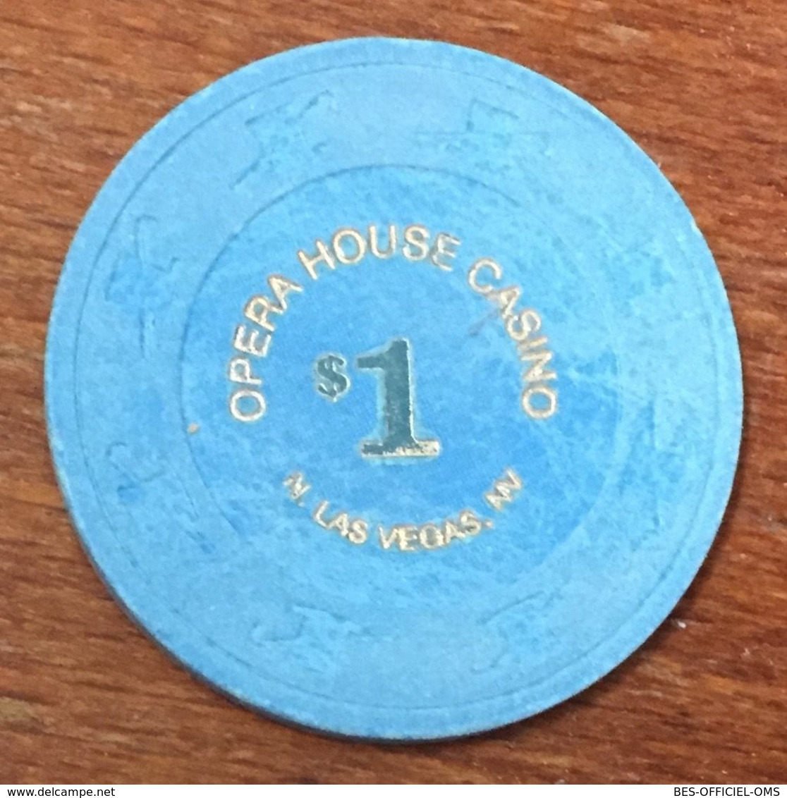 USA NEVADA LAS VEGAS OPERA HOUSE CASINO CHIP $1 CLOSED FERMÉ JETON TOKEN COIN - Casino