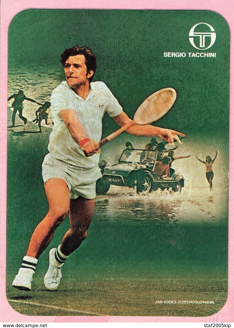 Sticker - SERGIO TACCHINI - Jan Kodes (Czechoslovakia) - Tennis - Autocollants