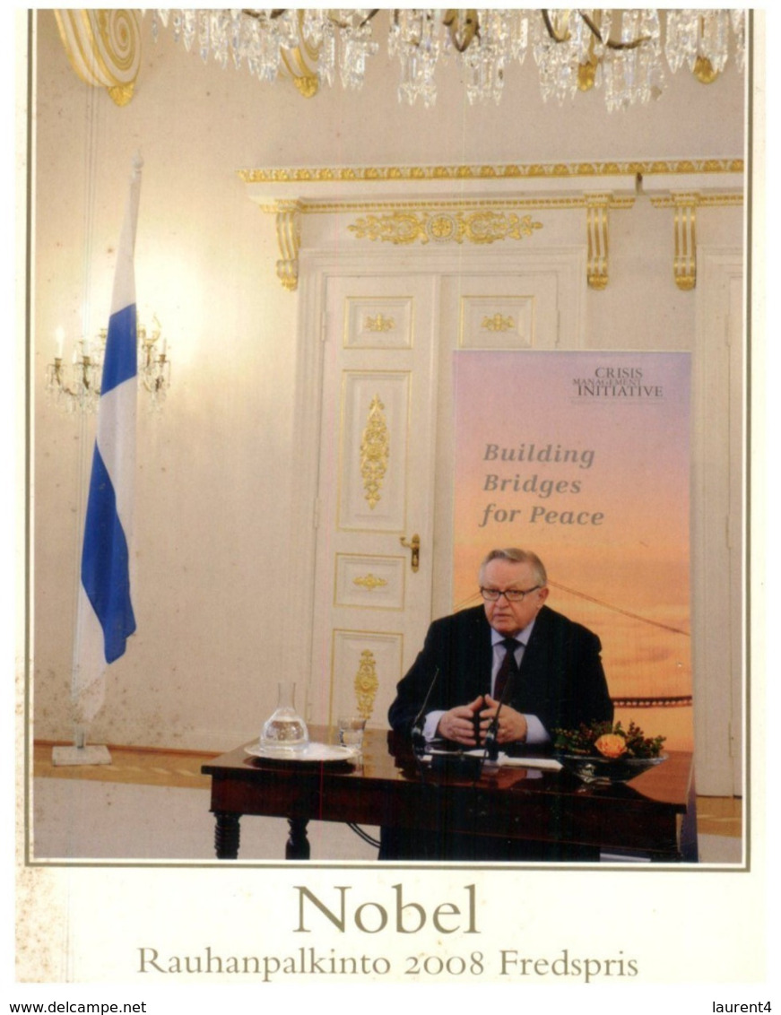 (H 22) Finland - Nobel Prize Winner (Finland Stamp) Martti Ahtisaari - Nobelprijs