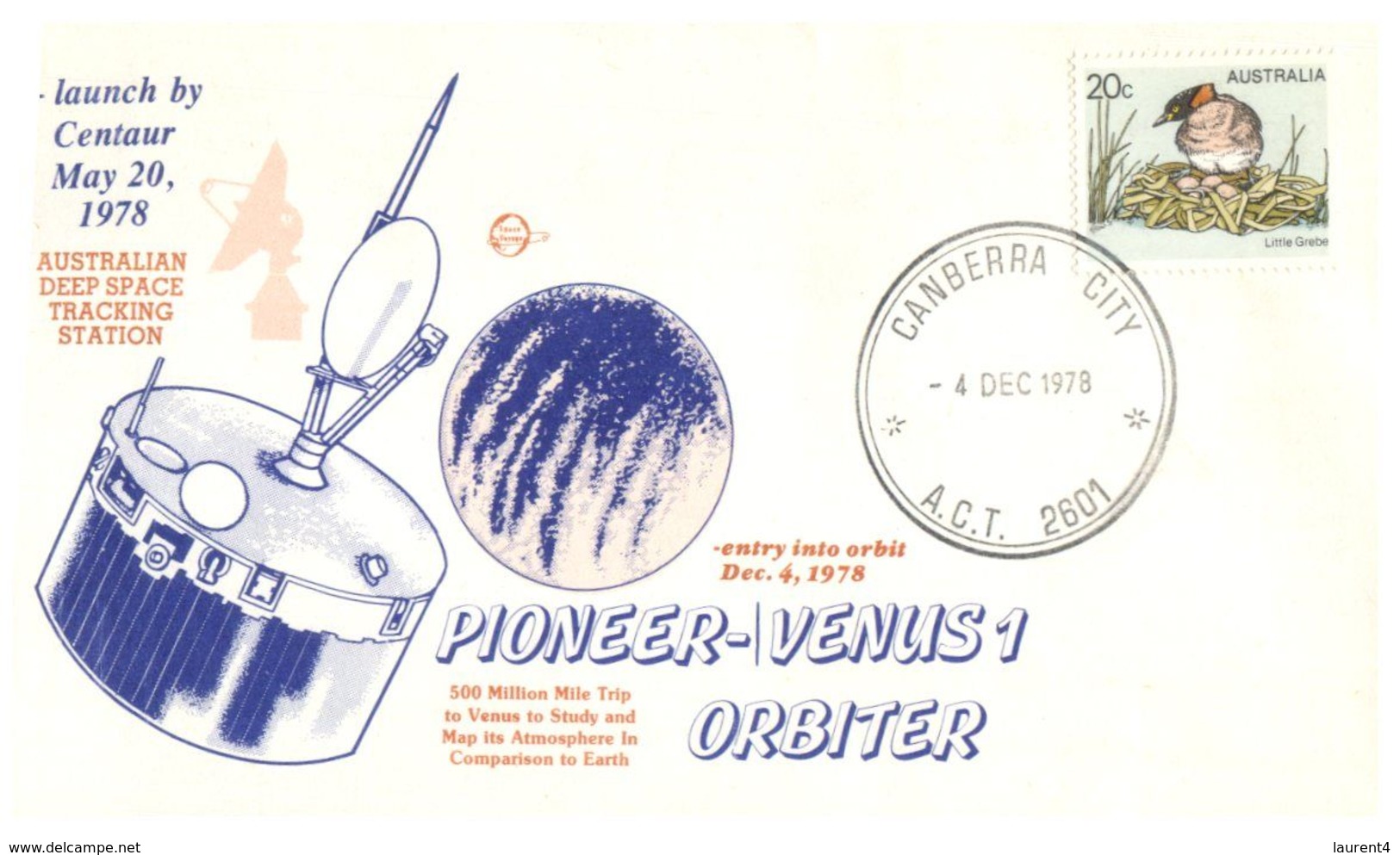 (H 25 C) Australia - 1978 - PSace - Pioneer - Venus 1 Orbiter - Ozeanien