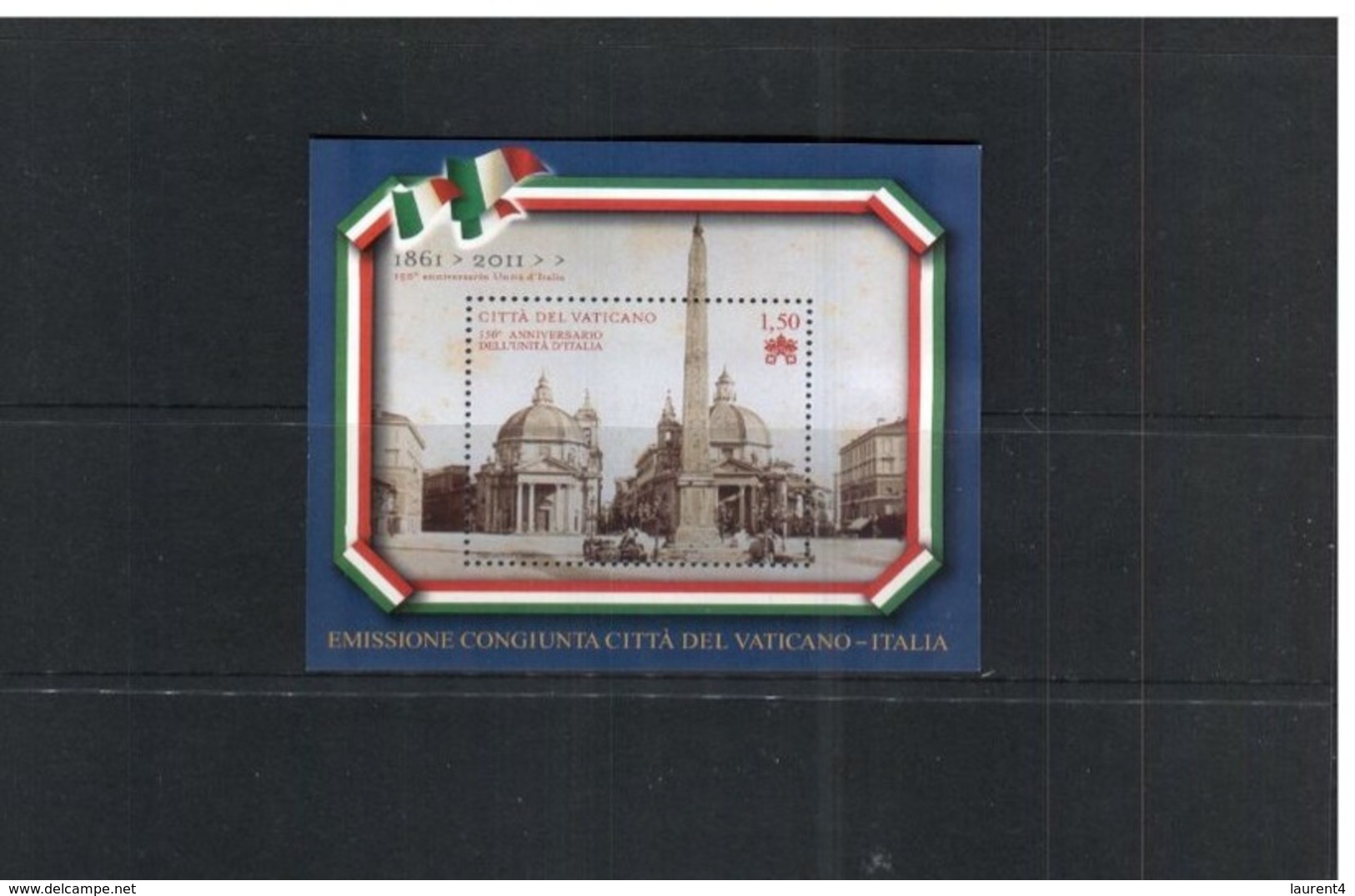 (stamps 9/8/2020) Vatican Mini-sheet (mint) 2011 - Usati