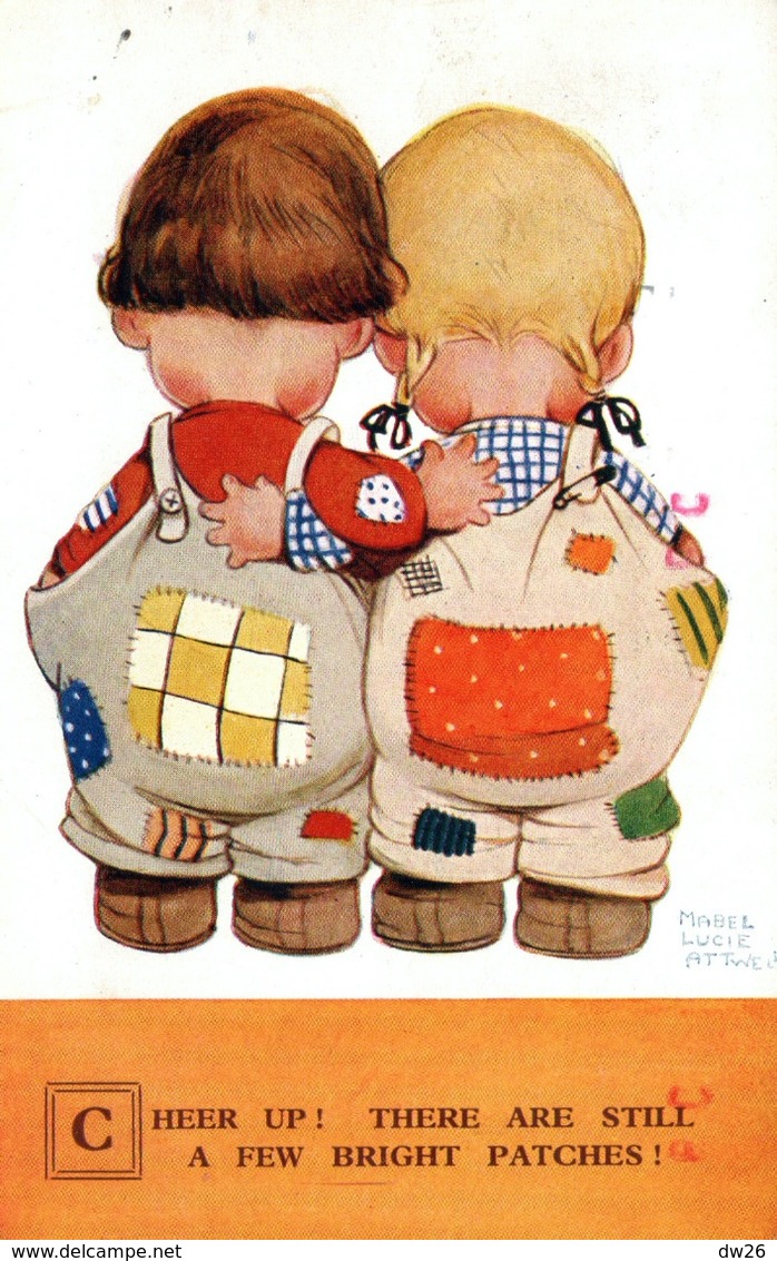 Illustration Mabel Lucie Atwell: Couple D'enfants Pauvres: Cheer Up! There Are Still A Few Bright Patches - Attwell, M. L.