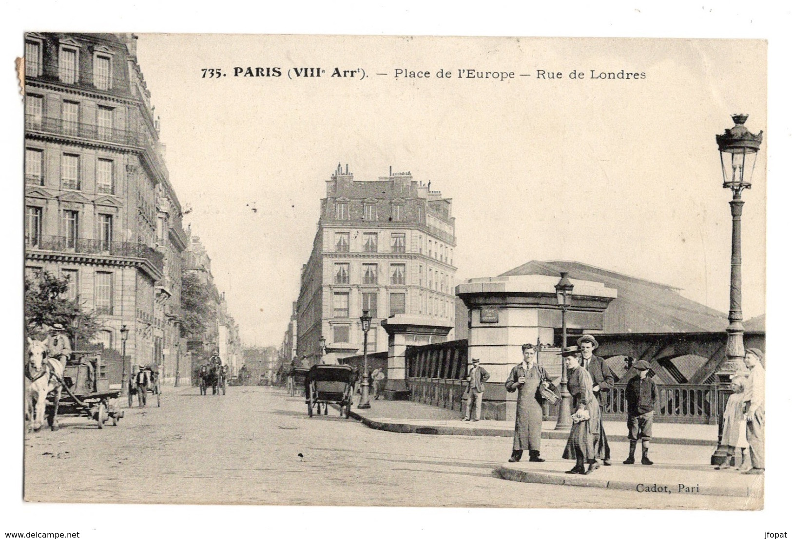 75 PARIS - 8ème, Place De L'Europe, Rue De Londres - Arrondissement: 08