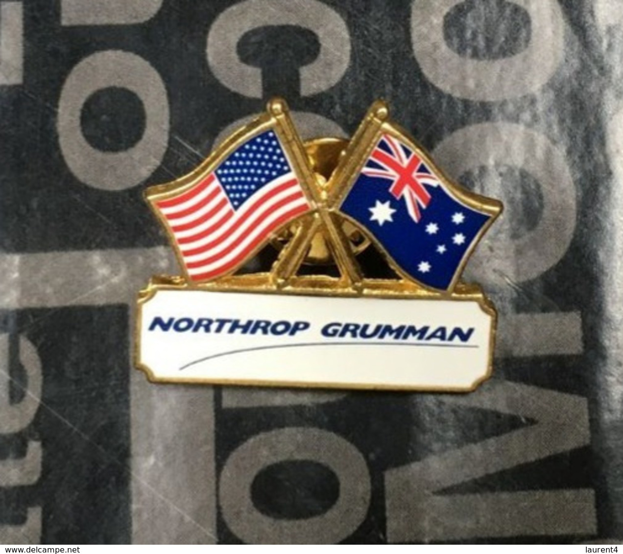 (Pins) Australia  - USA (nation's Friendship Pin With Northrop Grumman In White) - Militair & Leger