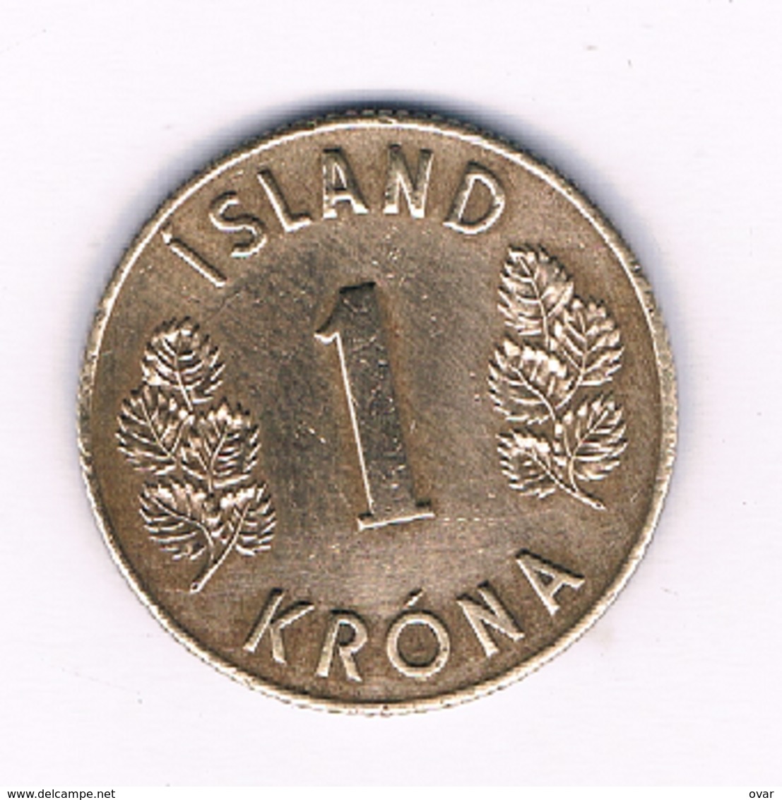 1 KRONA 1971  IJSLAND /6274// - Islande