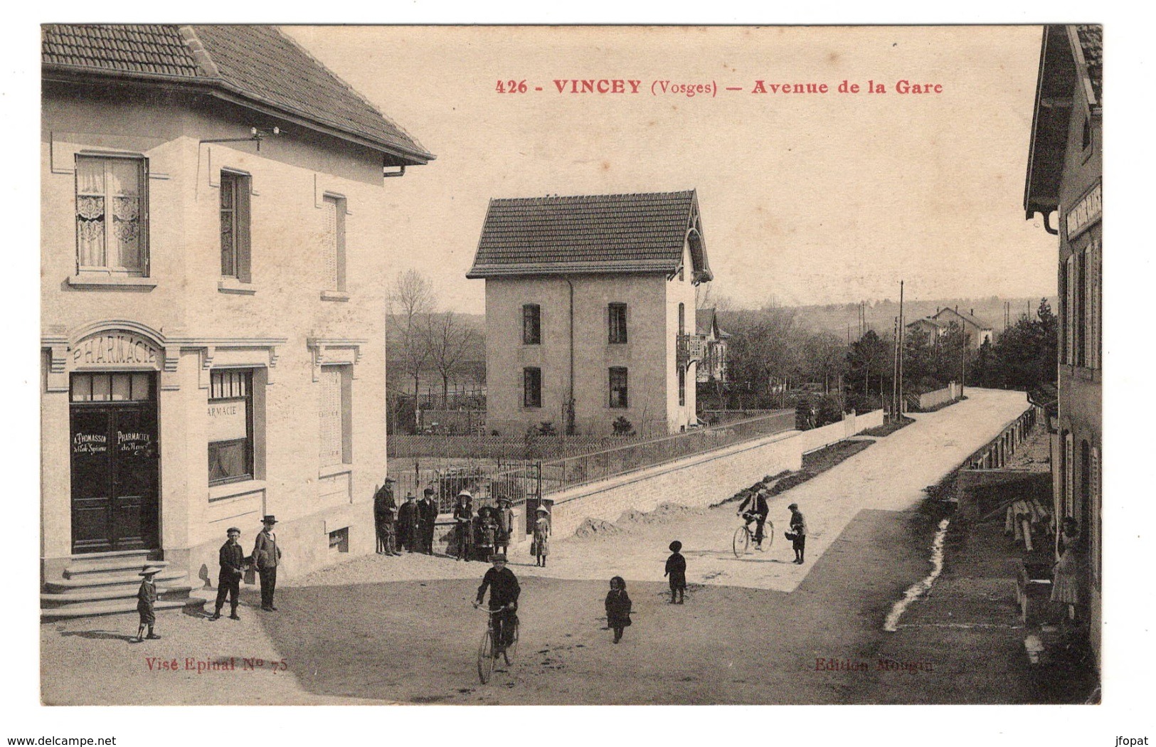 88 VOSGES - VINCEY Avenue De La Gare - Vincey