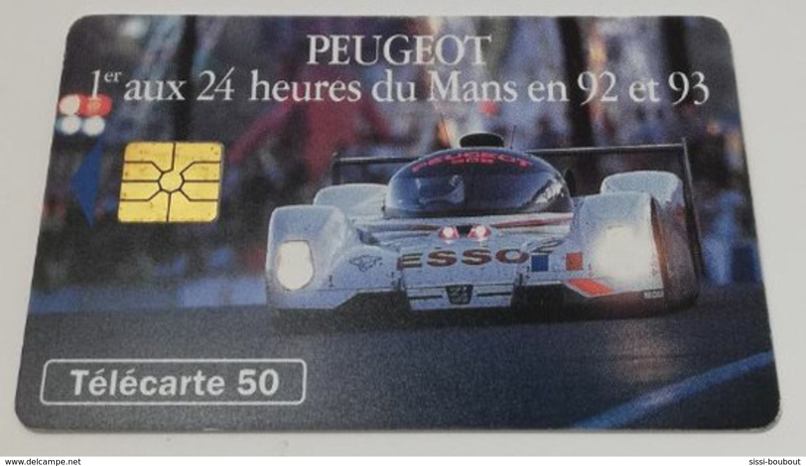 Télécarte - PEUGEOT - 24 Heures Du Mans En 92 Et 93 - Automobili