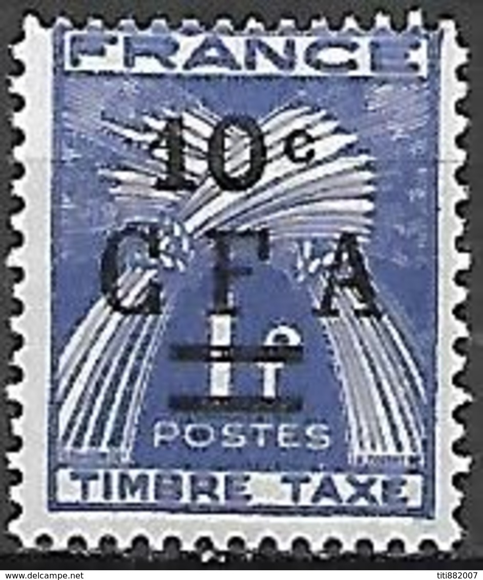 REUNION      -   TAXE    -   1949 .  Y&T N° 36 * - Timbres-taxe