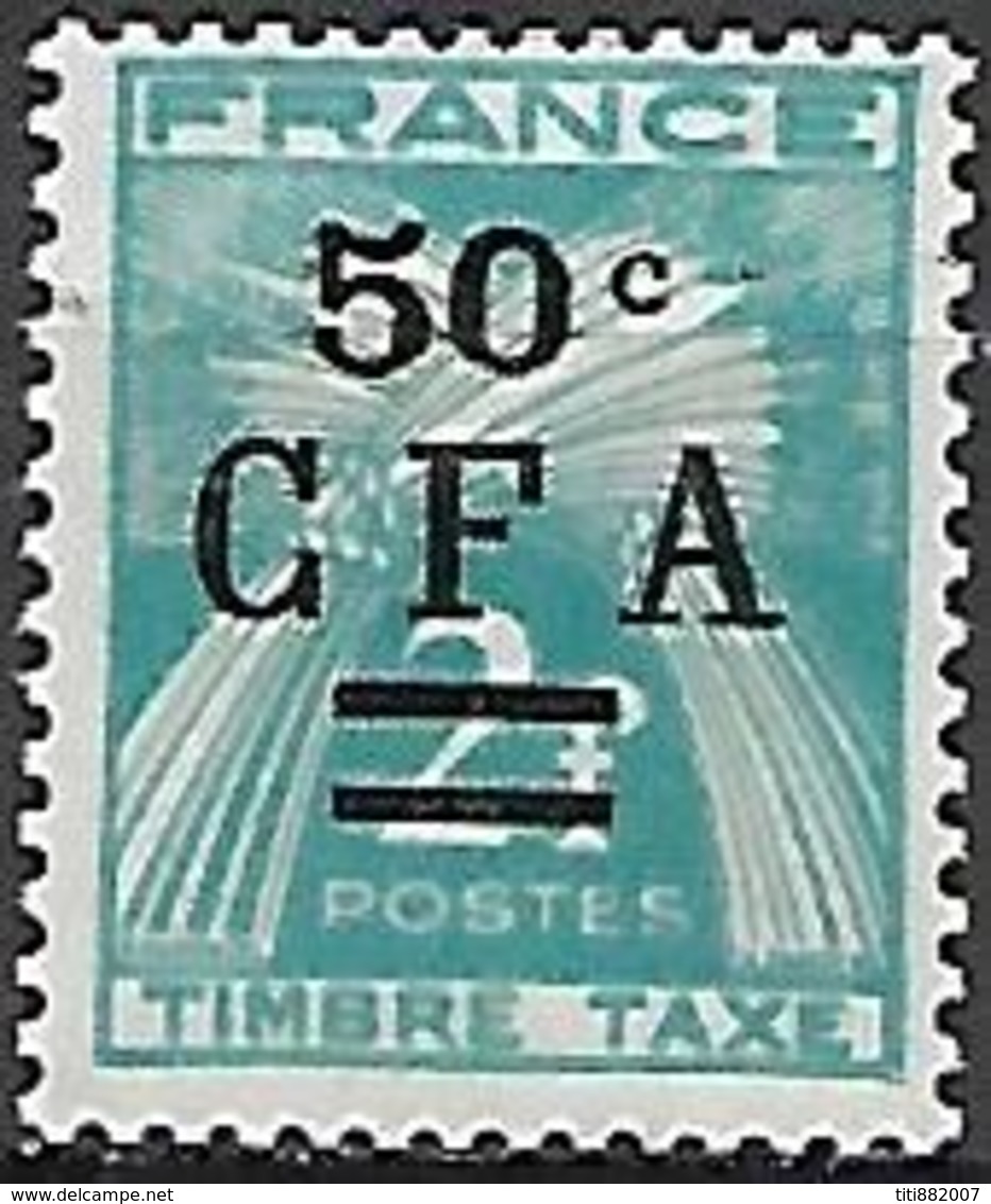 REUNION      -   TAXE    -   1949 .  Y&T N° 37 ** - Timbres-taxe