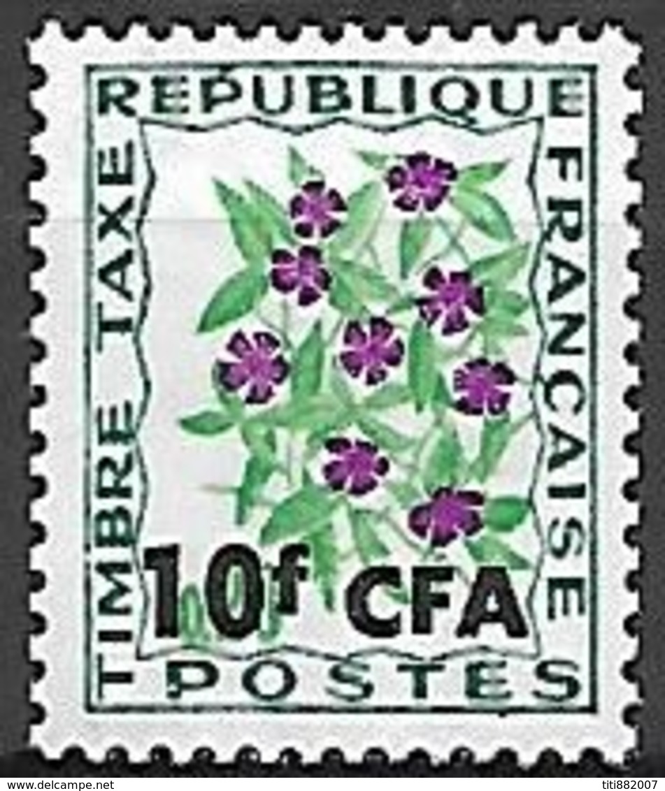 REUNION      -   TAXE    -   1971 .  Y&T N° 54 **.  Fleurs - Timbres-taxe