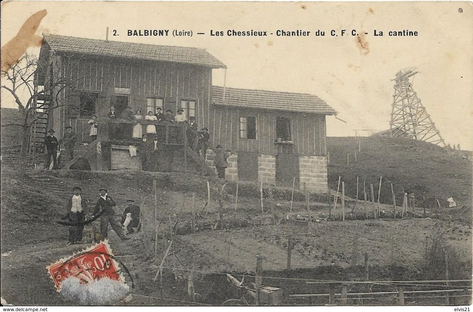 BALBIGNY Les Chessieux.Chantier Du C F C.La Cantine.Puit ? - Sonstige & Ohne Zuordnung