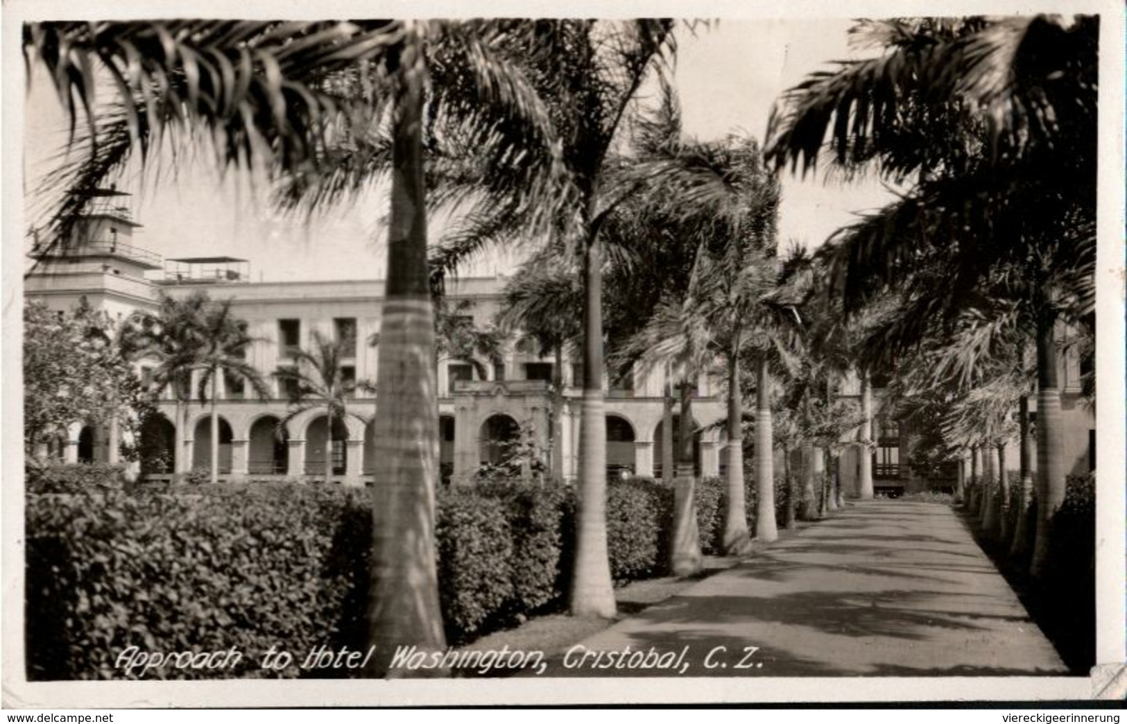 ! 1929 Ansichtskarte Hotel Washington, Cristobal, Canal Zone, Panama - Panama