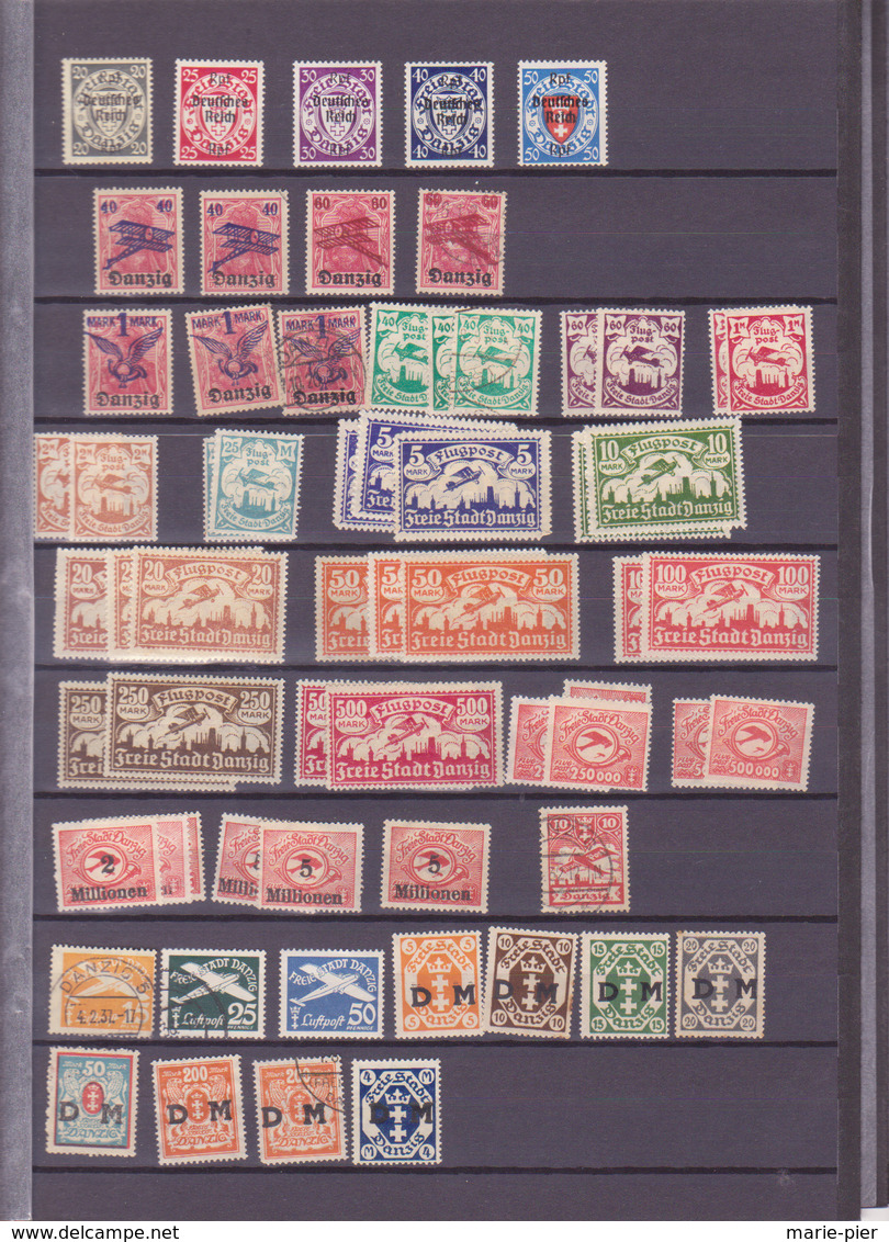 Timbres Pologne-DANZIG - Andere & Zonder Classificatie