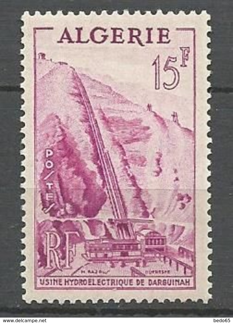 ALGERIE N° 313 NEUF** LUXE SANS CHARNIERE  / MNH - Neufs