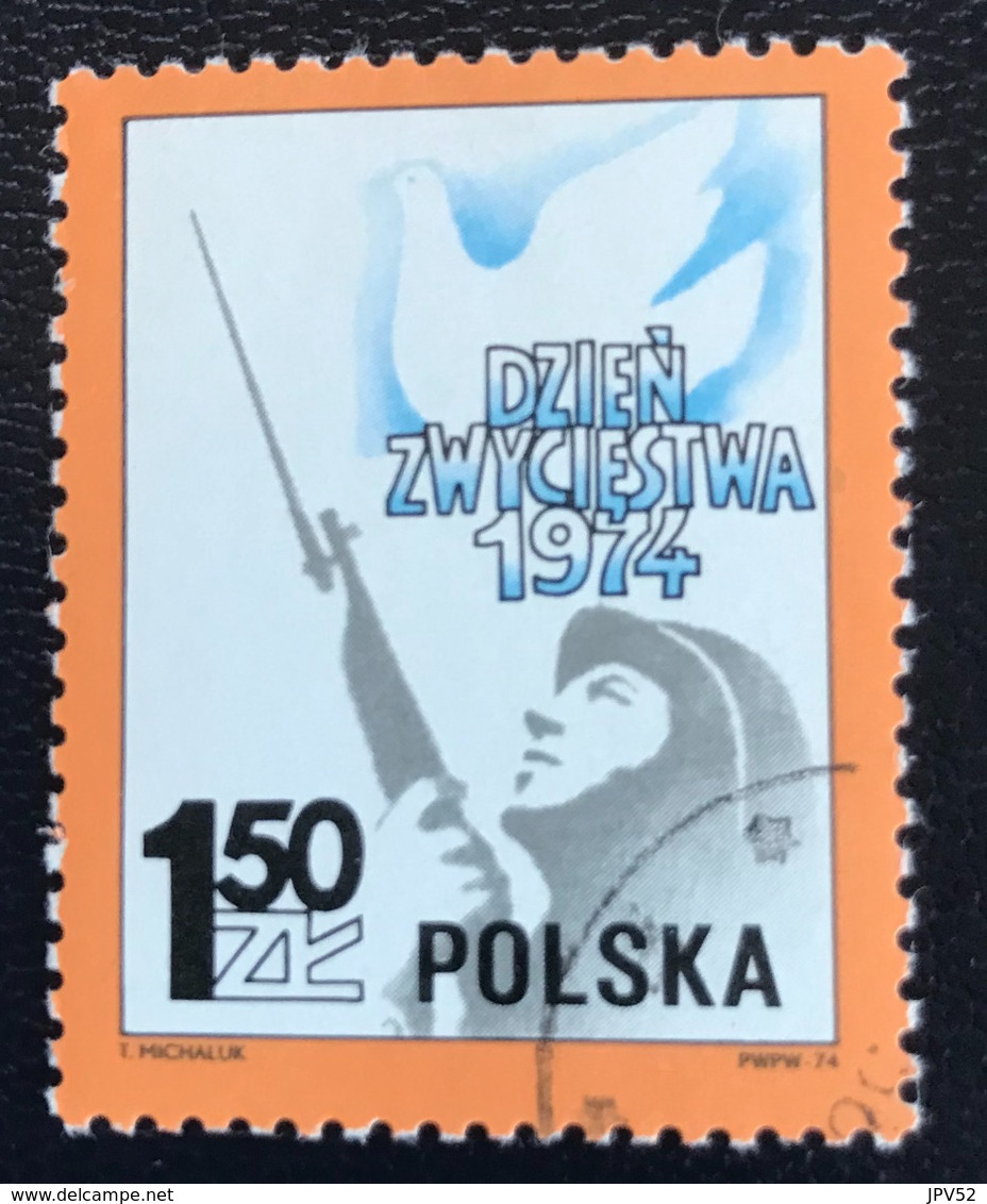 Polska - Poland - P2/3 - (°)used - 1974 - Michel Nr. 2313 - Beeindiging WO II - WW2