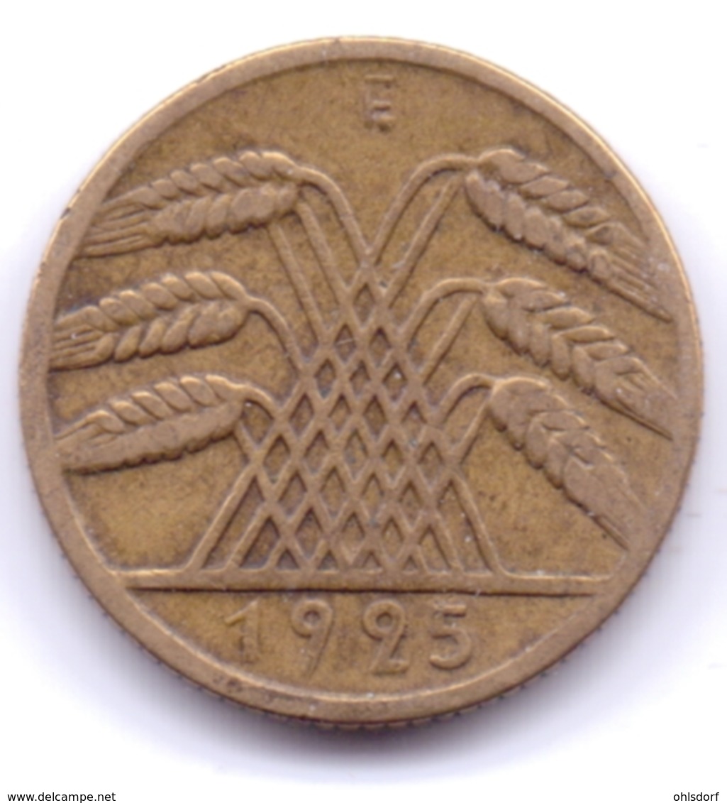 DEUTSCHES REICH 1925 F: 10 Reichspfennig, KM 40 - 10 Rentenpfennig & 10 Reichspfennig