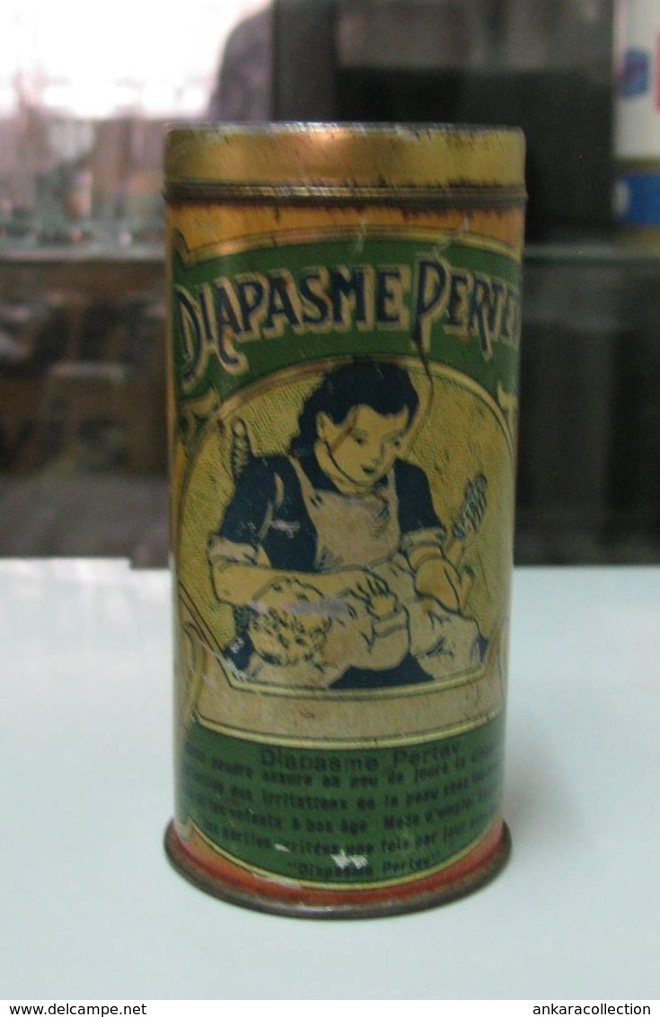 AC - DIAPASME PERTEV BABY POWDER VINTAGE TIN BOX