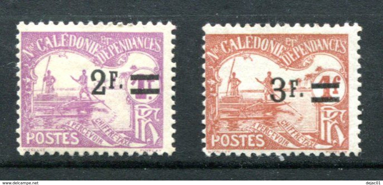 Nouvelle Calédonie - Taxe 24 & 25 * - Cote 15 - NC 21 - Timbres-taxe