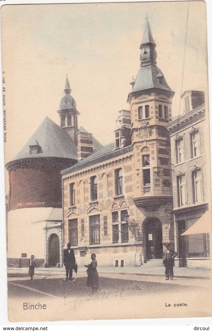 43924 -  Binche  La  Poste  Série  29  N°  8  Couleur - Binche