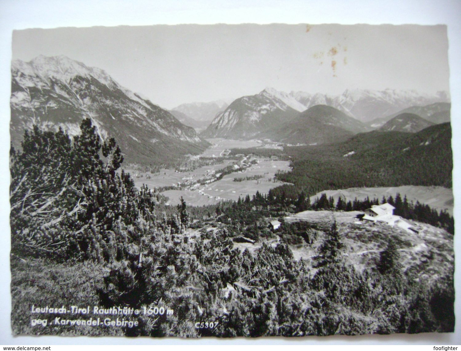 Austria - Leutasch - Tirol - Rauthhütte Geg. Karwendel-Gebirge - Ca 1960s Unused - Leutasch